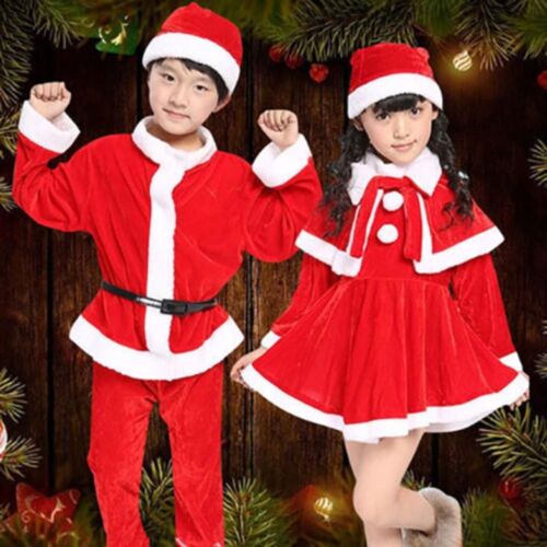 with Hat Santa Claus Dresses Shawl Christmas Performance Clothing - Zdjęcie 1 z 15