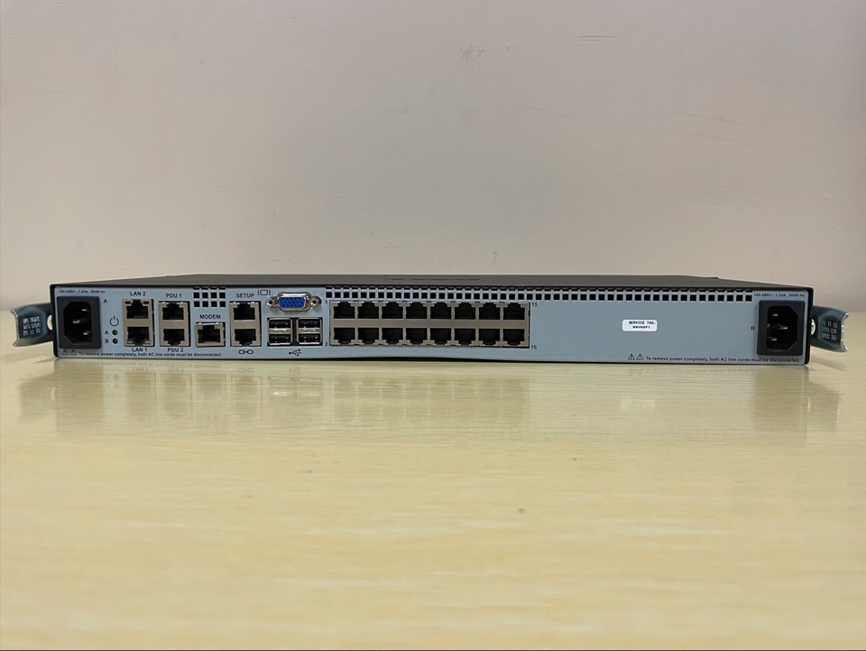 Dell KVM 2162DS 16-Port Rackmount Remote Console KVM Switch DC4YG | eBay