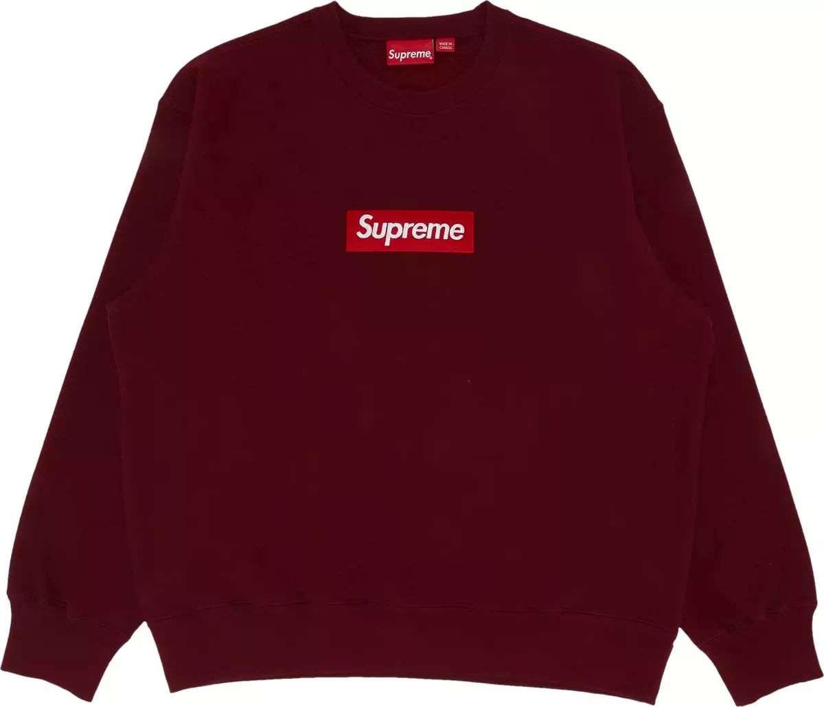 Supreme Box Logo Crewneck - Cardinal (Size Extra Large)