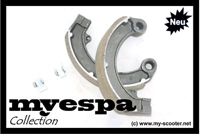 VESPA Bremsbeläge Bremsbacken Bremse Hinten 9 Zoll 20mm 1.Serie V5A1T