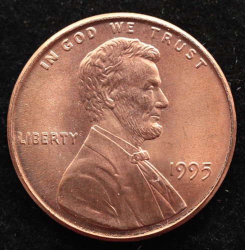KAPPYSCOINS G2608 1995 DDO DOUBLED DIE OBVERSE GEM BU RED LINCOLN CENT ERROR