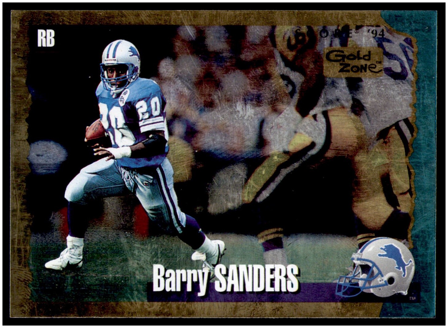 1994 Score #1 Barry Sanders Gold Zone