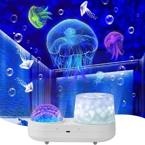 LED Galaxy Starry Night Light Projector Ocean Star Sky Party Baby Kids Room Lamp - Picture 6 of 16