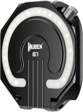 WUBEN E1 Portable Ring Light Tri-Color Rechargeable Resists Water Phone Stand