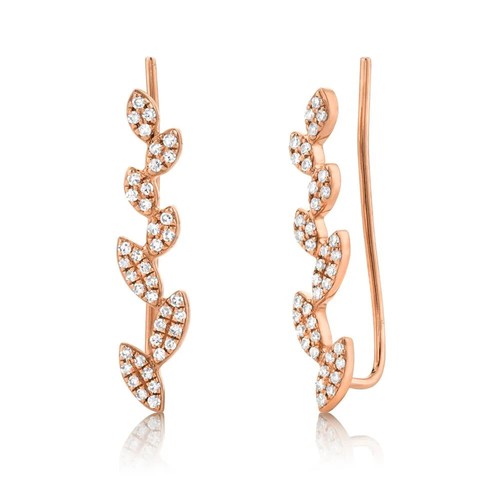 Boucles D'oreilles Feuille Rose - Modèle 16 - Neuf Avec étiquettes - Bijou Fantaisie Féminin