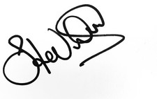 Steve Vickers HAND SIGNED 5x3 White Card MIDDLESBROUGH TRANMERE *In Person* COA