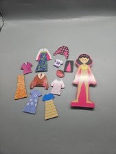 Melissa And Doug Wooden Magnetic Dress Up Doll