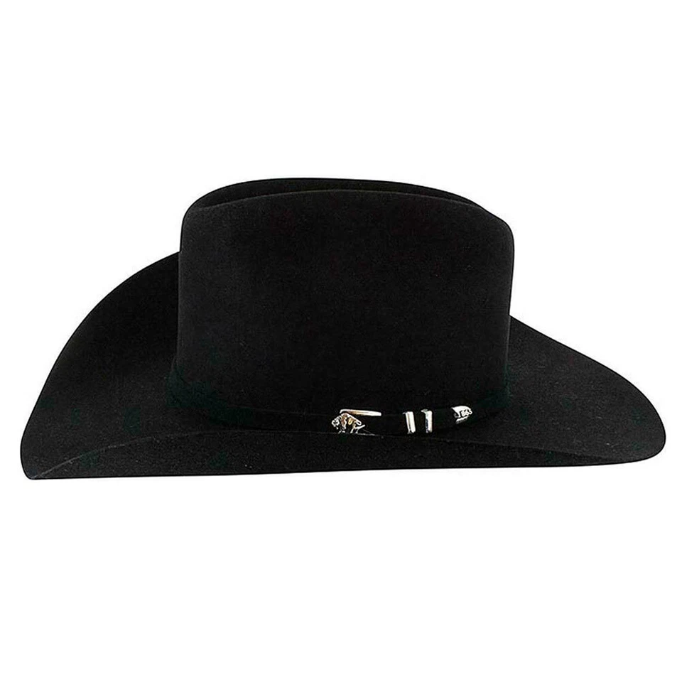 Sombrero occidental de fieltro negro búfalo STETSON Apache 4X (SBAPCH-754007) Foto 4 de 4