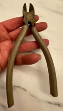 Bell System Utica USA 242-6 Special Diagonal Pliers ”W” Notch & Insulation Vtg