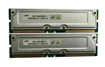 Rambus 512MB KIT PC1066 non-ECC 1066MHz-32P 184-Pin RDRAM RIMM Memory Module