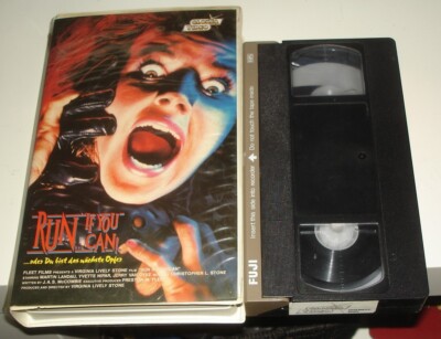 Run If You Can VHS Gloria Video Virginia Lively Stone