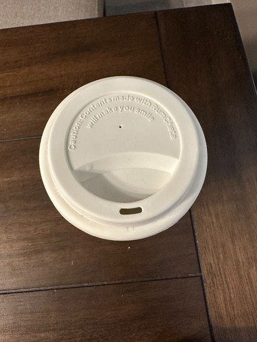 Keramik Reisebecher Tasse Rum Chata Horchata Con Ron mit Silikondeckel Kaffee 12 Unzen - Bild 4 von 4