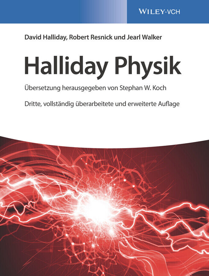 Thumbnail - Halliday Physik | David Halliday, Robert Resnick, Jearl Walker | 2017
