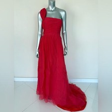  Oscar de La Renta women silk evening dress size 6 US Authentic Retail 3800$