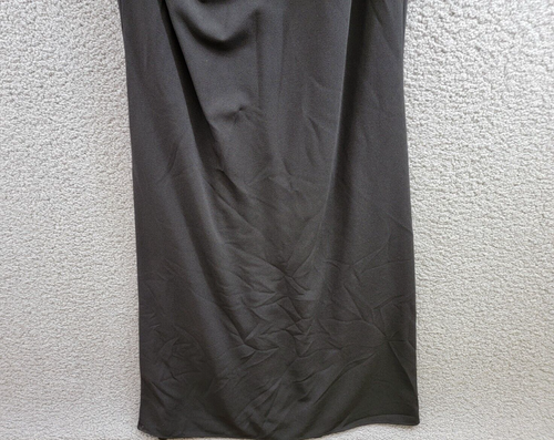 Betsy & Adam Off-The-Shoulder Ruffle Gown Women's 6 Black Solid Back Zip Closure - Picture 4 of 15