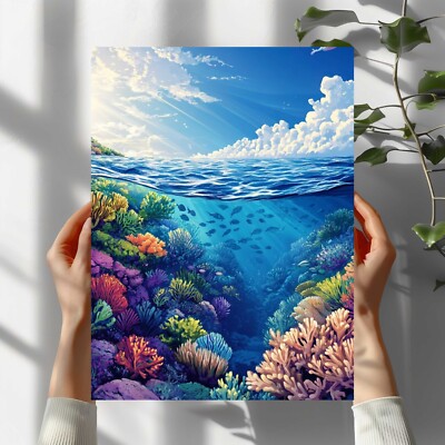 Great Barrier Reef Premium Poster Schöne Wanddeko Dekoration in 40X30 cm