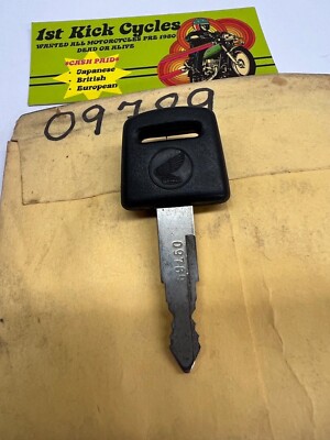 キル　オールドジャラ Vintage TEC Honda Factory Pre Cut Motorcycle Key # 09789 OEM | eBay