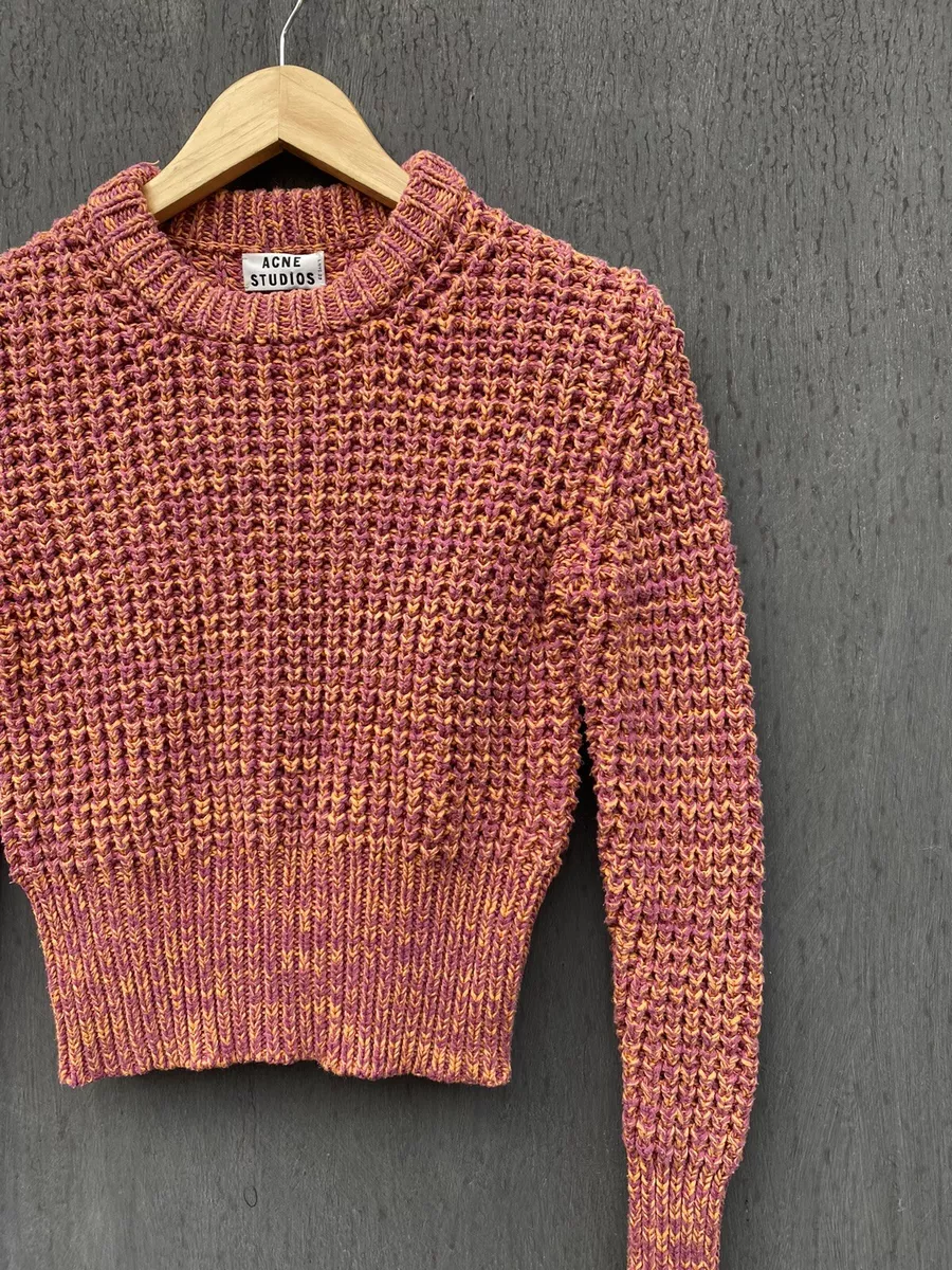 Acne studios Lia twist multicolor knitted sweater size S M
