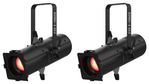 (2) Chauvet DJ EVE E-160ZQ 160W RGBW Ellipsoidal D-Fi LED DMX Gobo Spot Lights