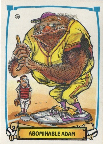 Baseball Awesome All Stars Gross Outs 1988 Individual Trading Cards & Sticker - Picture 11 of 115