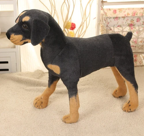 Dobermann Pinscher Hund Plüschtier Plüsch Spielzeug Puppe Kinder Geschenke - Bild 5 von 7