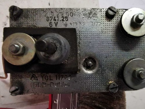 N62 FER TGL 11729 TRABANT SCHEIBEN WISCHER MOTOR DDR 6V RUHLA 601 TRABBI 8741.26