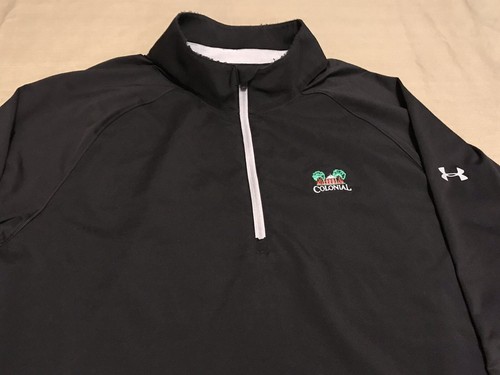 Equipo colonial para hombre UA Under Armour negro para todas las estaciones 1/4 cremallera manga larga talla 2XL - Imagen 2 de 10