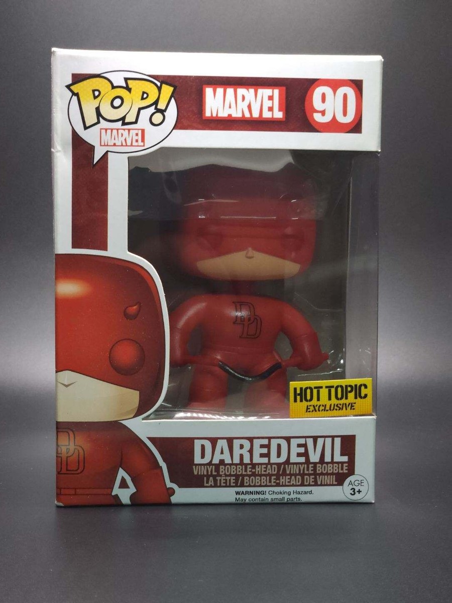 Funko Pop Marvel DAREDEVIL 90 YELLOW Target & RED Hot Topic