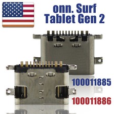 2X USB Charger Charging Port For Onn. Surf Tablet Gen 2 8"100011885 10"100011886