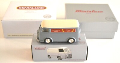 Minialuxe E: 1/43. Coffret 66 ans de Minialuxe. Peugeot D4A Réf. 47_1SE_66ans