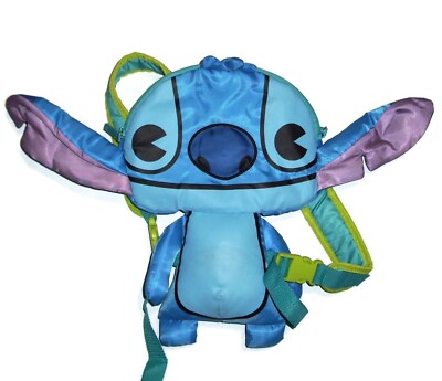 Lilo & Stitch Backpack Disney Store STITCH Nylon Tote Adjustable Straps 14''x23''