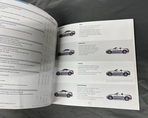 2007 Nissan Z Original Car Sales Brochure Dealers Catalog NEW Literature - Bild 9 von 9