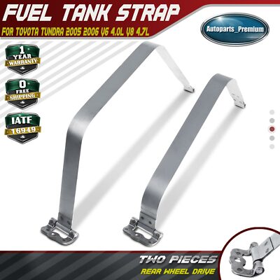 2x Fuel Tank Strap for Toyota Tundra 2005 2006 V6 4.0L V8 4.7L RWD