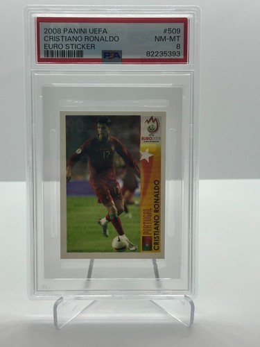 2008/2012 Panini UEFA Cristiano Ronaldo Graded Sticker Lot - Picture 1 of 6