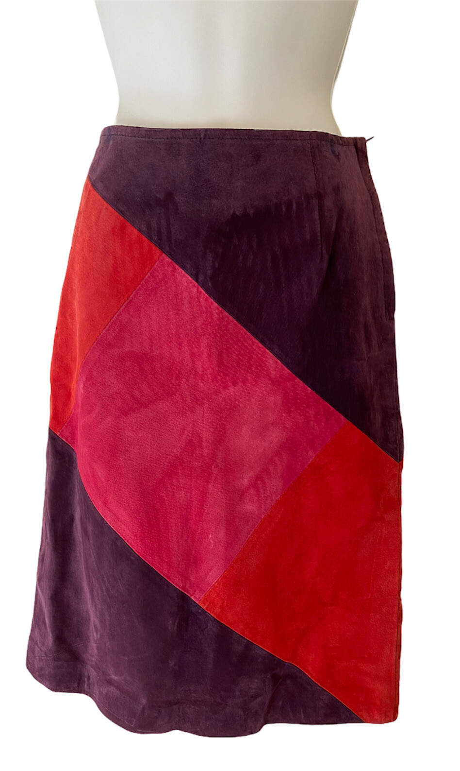 purple and red skirt