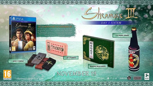 Shenmue III Edición Coleccionista Sony PlayStation 4 Importación Sin Abrir - Imagen 5 de 6