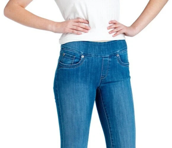 Bluberry Premium Slim Jeans Jeggings Denim 5 Pockets Size 14 Uk BNWT $99 Blue