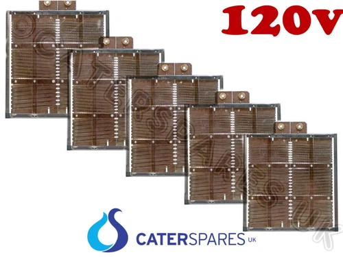 DUALIT USA 120V 4 SLOT OLD STYLE HEATING ELEMENT SET 3x CENTRE 2x END (5) GSP