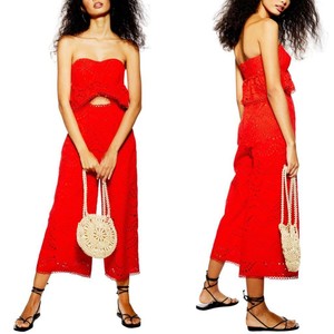 topshop ruffle jumpsuit