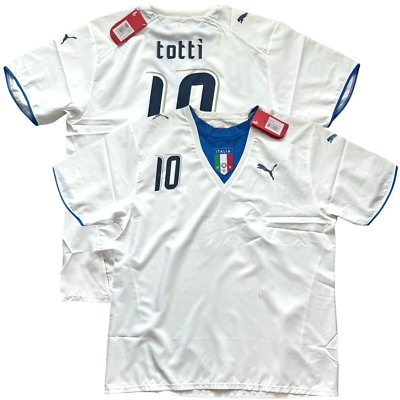 2006 Italy Away Jersey #10 Totti XL PUMA World Cup Winner 2006 Italy Away Jersey #10 Totti XL PUMA World Cup Winner