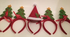 Holiday Headbands Set of 5