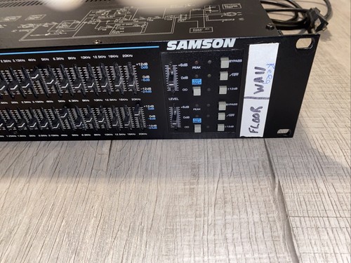 Samson E62i 1/3 Octave Studio Graphic Equalizer Dual Channel 31-Band Constant Q - Picture 12 of 15