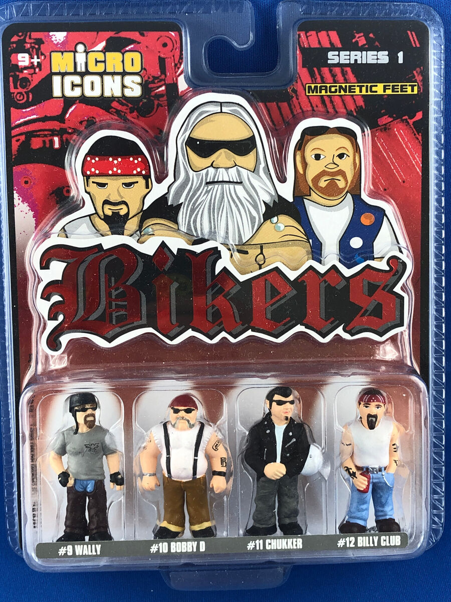 MICRO ICONS BIKERS バイカーズ フィギュアセット ハーレー Micro Icons BIKERS Series 1 Figures 2004 NOS | eBay