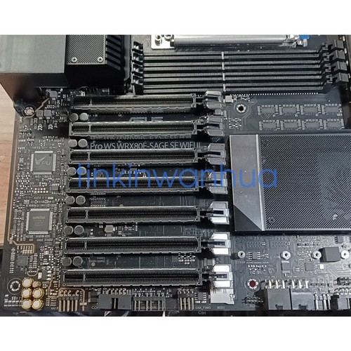 For ASUS Pro WS WRX80E-SAGE SE WIFI II Motherboard Socket sWRX8 DDR4 E-ATX - Picture 3 of 5