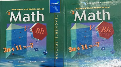 Grade 8 Math Student Teacher Edition Bundle Homeschool 8th Curriculum ...