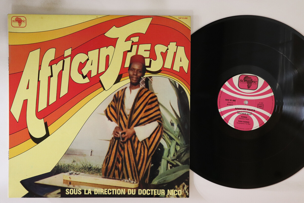 仏LP African Fiesta, Docteur Nico African Fiesta Sous La Direction Du Docteur Nico SAF61008 SONAFRIC /00260 LP African Fiesta, Docteur Nico African Fiesta SAF61008
