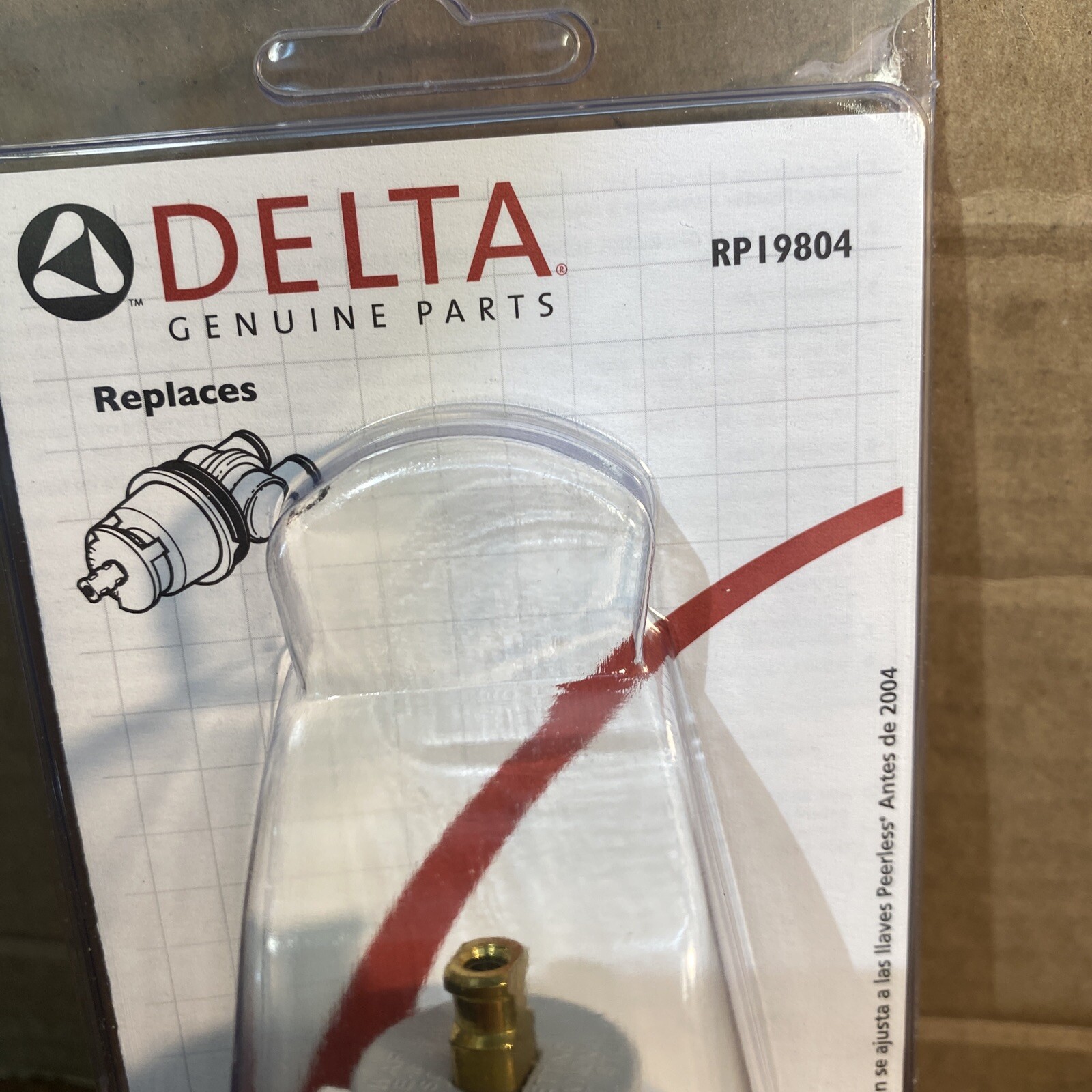 Genuine Delta Hot and Cold RP19804 Faucet Cartridge For Delta
