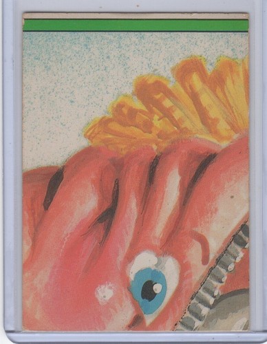 1986 Topps Garbage Pail Kids NAILED NED #155b Sticker Card - Picture 2 of 2