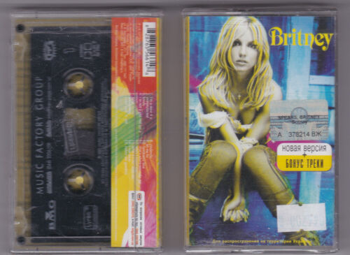 BRITNEY SPEARS "BRITNEY" RARE UKR ORIGINAL TAPE CASSETTE FACTORY SEALED OOP! - Picture 1 of 2