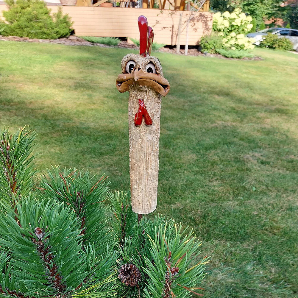Funny Rooster Statue Resin Garden Decoration Garden Statues for Art